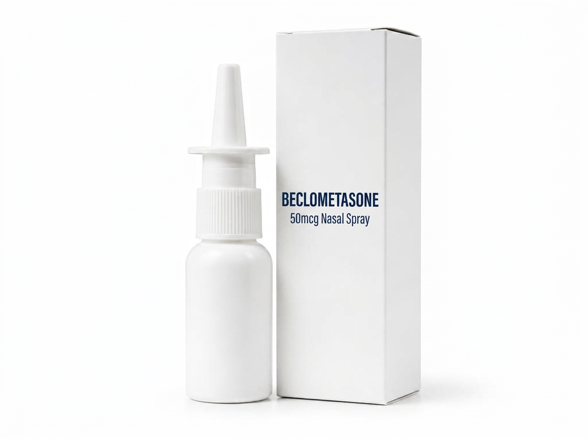 Beclometasone 50mcg nasal spray product photograph