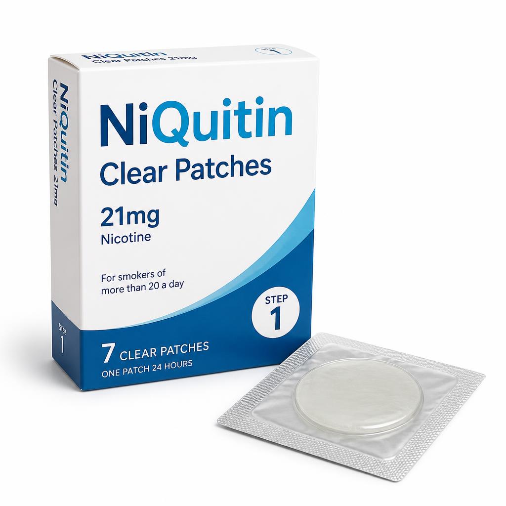 NiQuitin Clear Patches product photograph
