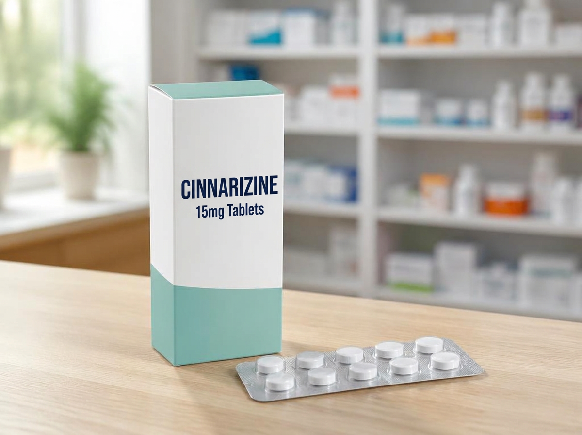Cinnarizine 15mg tablets product photograph