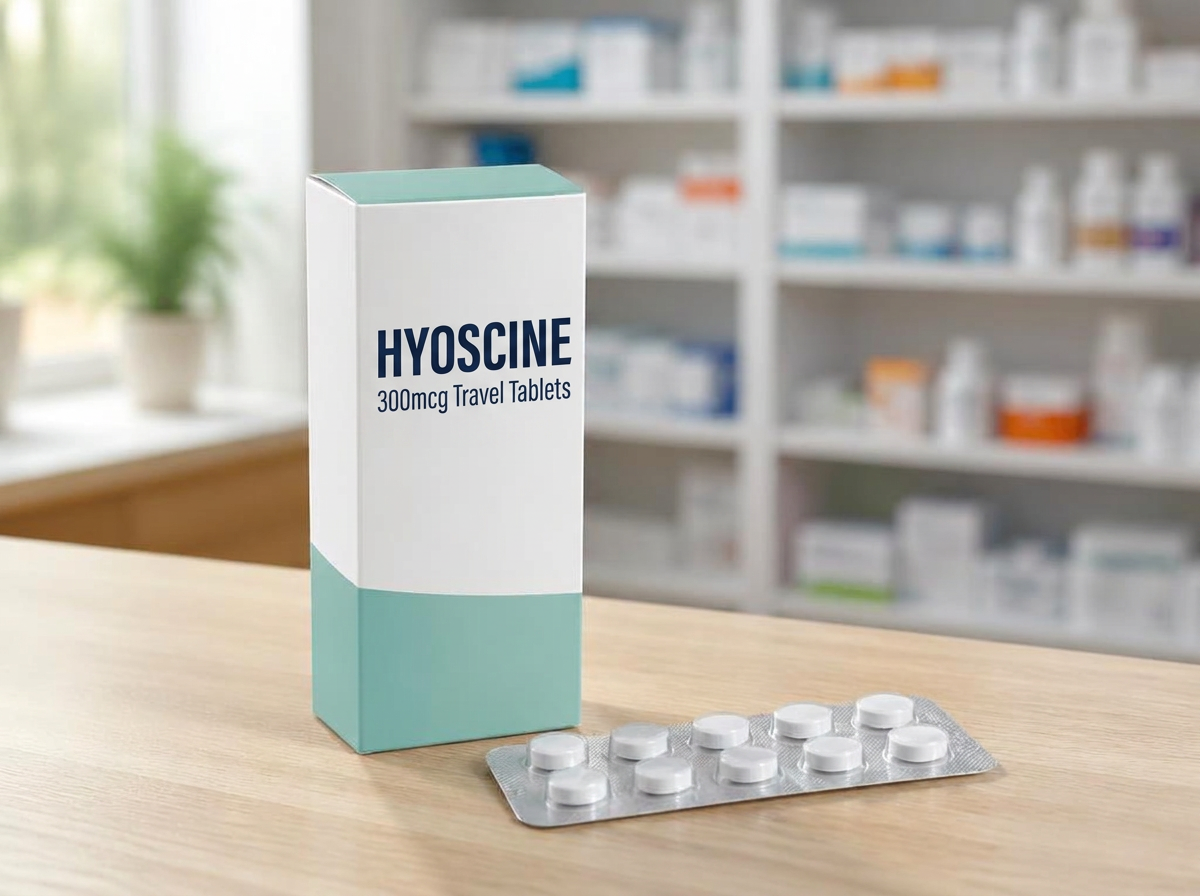 Hyoscine hydrobromide 300mcg tablets product photograph