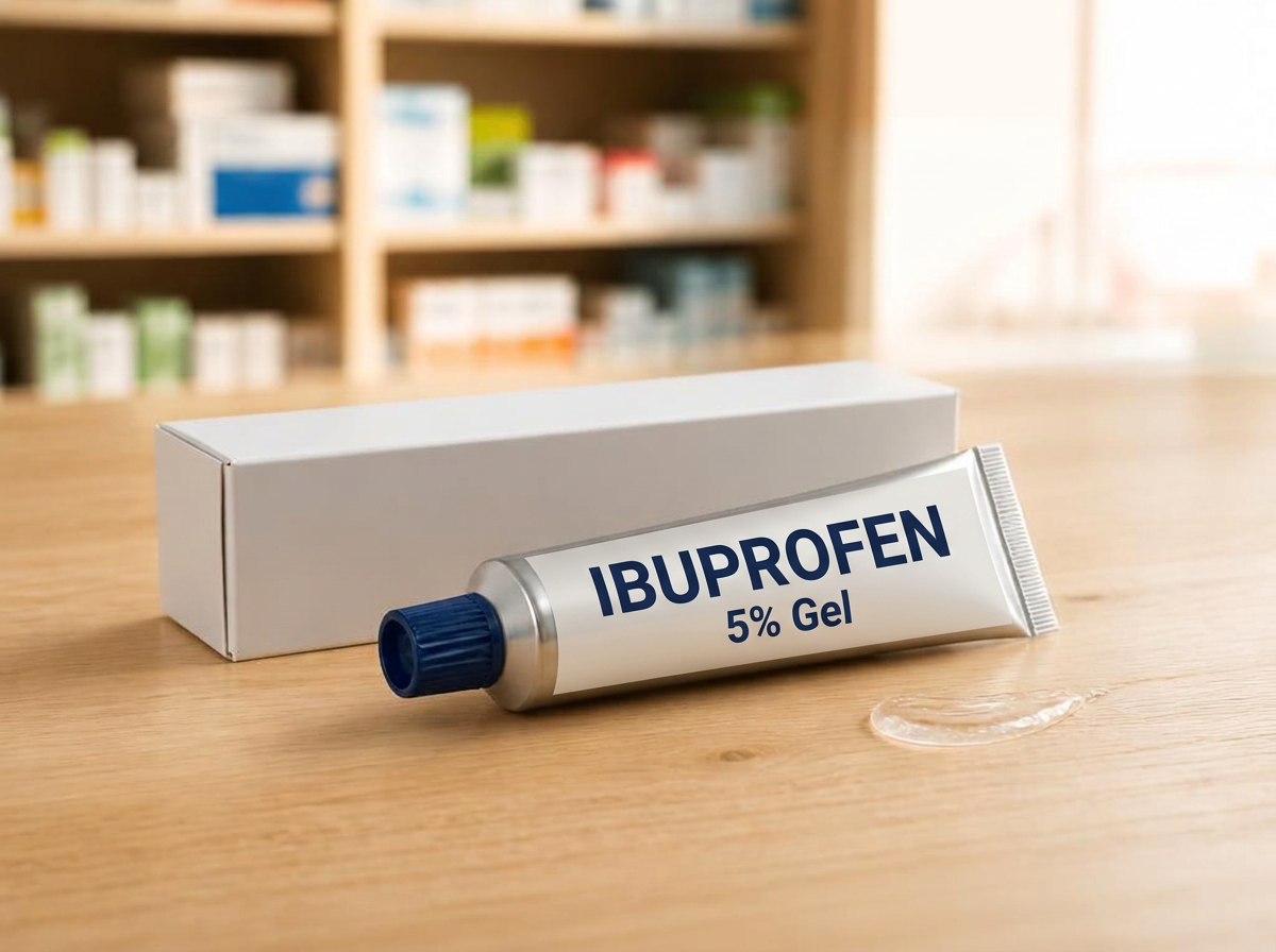 Ibuprofen 5% gel product photograph