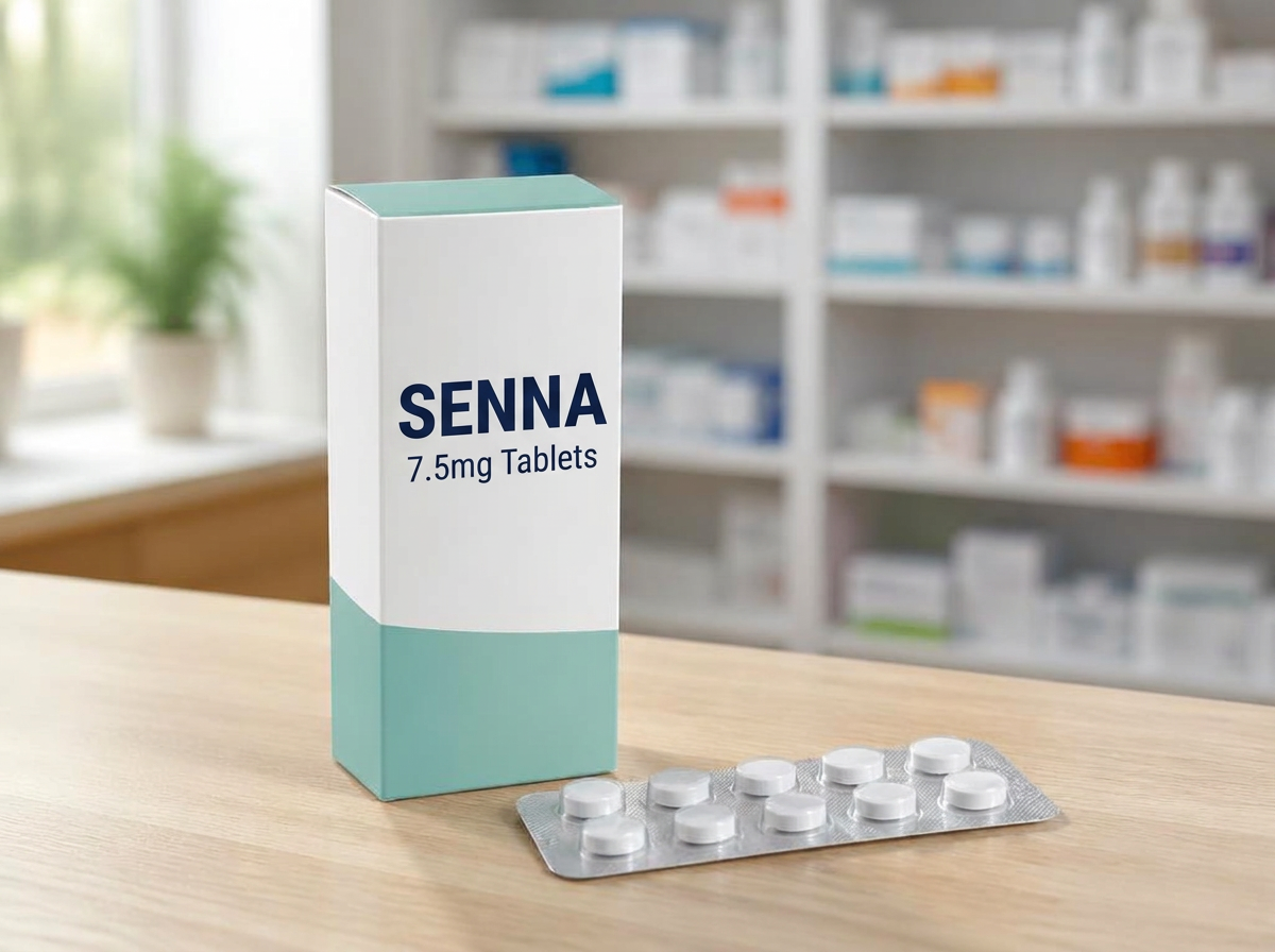 Senna 7.5mg tablets product photograph
